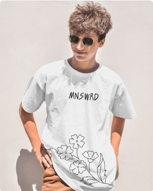 BLOSSOM MNSWRD Unisex Oversize T-shirt