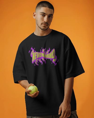 NEVERMIND & SKULLY Unisex Oversize Tshirt Bundle